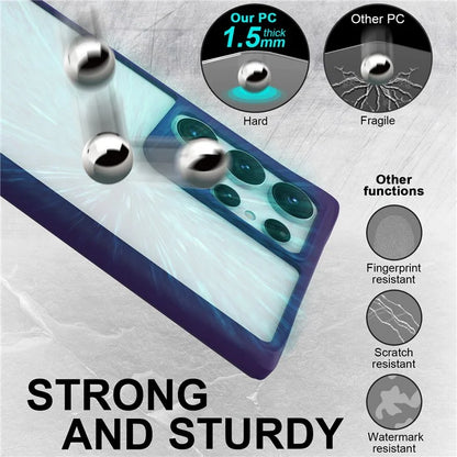 Combat X Mode Series for Samsung Galaxy S24 Ultra Cell Phone Case Shockproof TPU+PC Cover