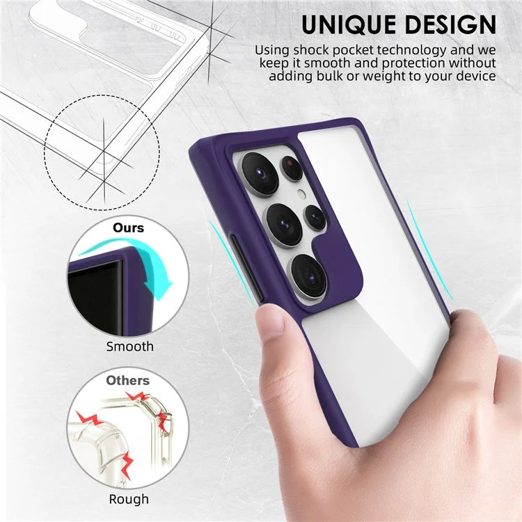 Combat X Mode Series for Samsung Galaxy S24 Ultra Cell Phone Case Shockproof TPU+PC Cover