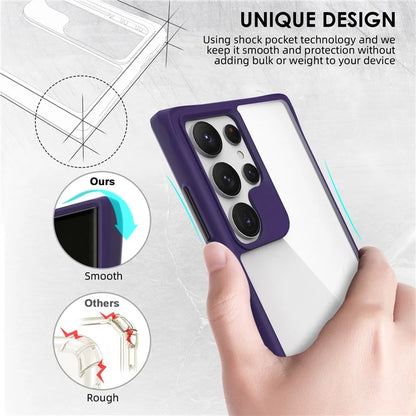 Combat X Mode Series for Samsung Galaxy S24 Ultra Cell Phone Case Shockproof TPU+PC Cover