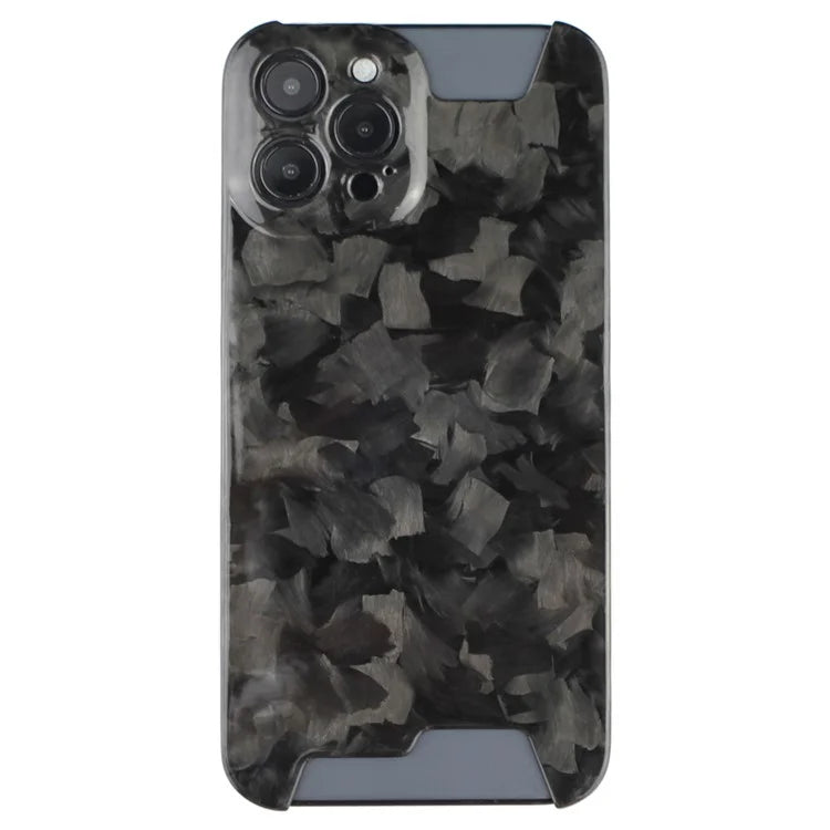 For iPhone 14 Pro Max Cover Scratch Resistant Forging Pattern Aramid Fiber Cell Phone Cases