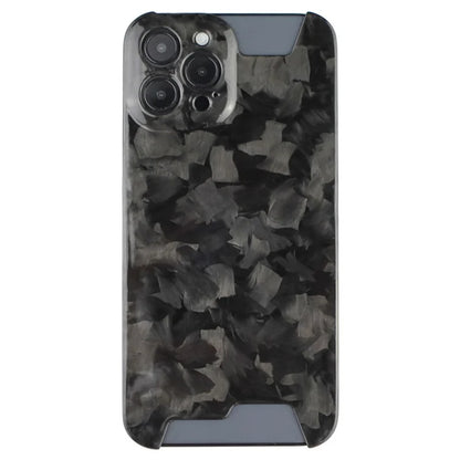 For iPhone 14 Pro Max Cover Scratch Resistant Forging Pattern Aramid Fiber Cell Phone Cases