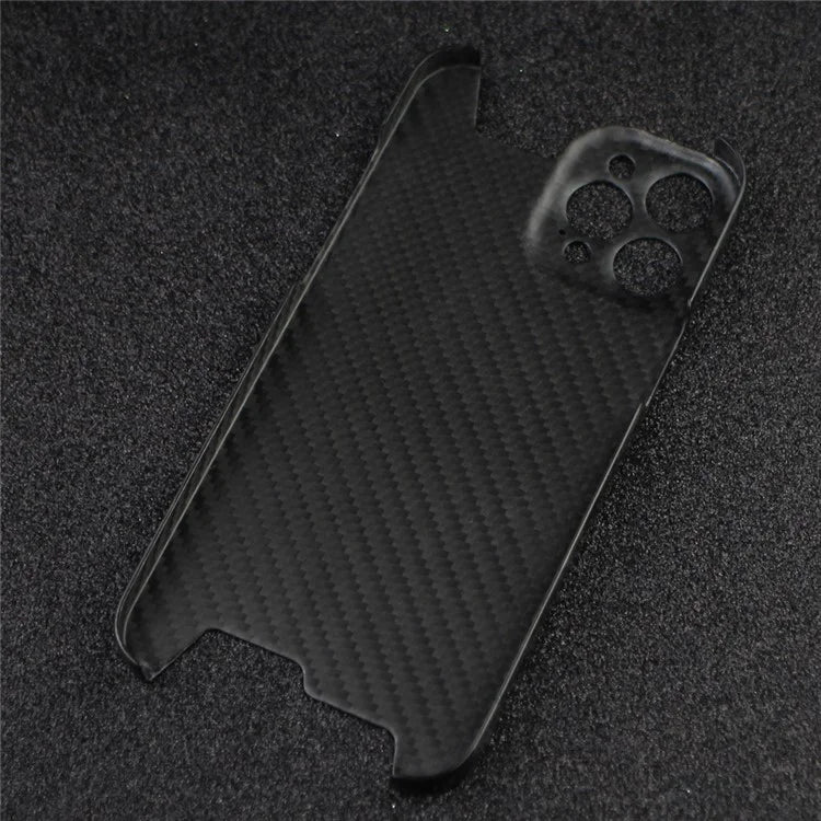 For iPhone 14 Pro Max Cover Scratch Resistant Forging Pattern Aramid Fiber Cell Phone Cases