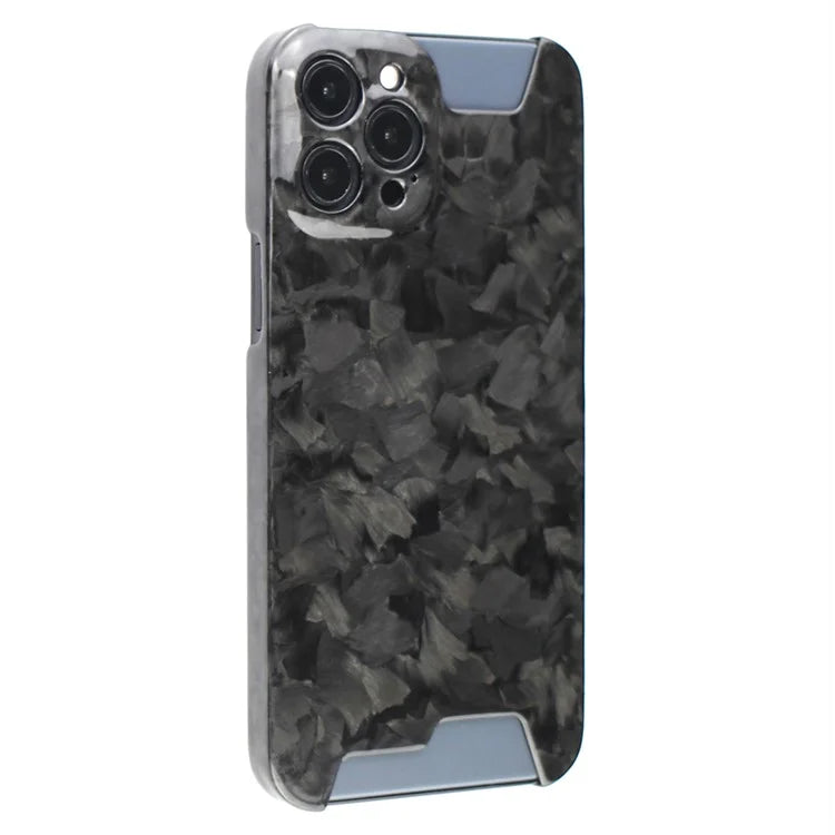 For iPhone 13 Pro Cover Forging Pattern Aramid Fiber Shockproof Cell Phone Cases
