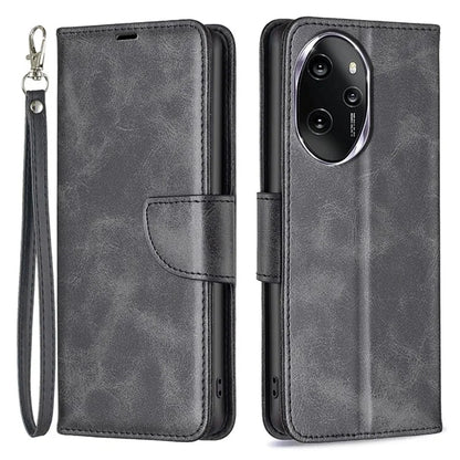 For Honor 100 Pro 5G Cell Phone Case Textured Wallet Anti-Scratch PU Leather Stand Cover