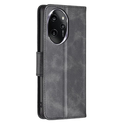 For Honor 100 Pro 5G Cell Phone Case Textured Wallet Anti-Scratch PU Leather Stand Cover