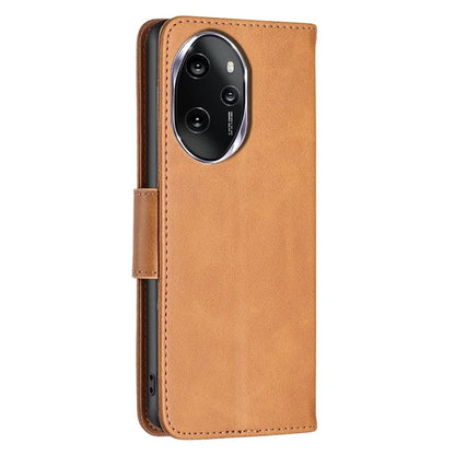 For Honor 100 Pro 5G Cell Phone Case Textured Wallet Anti-Scratch PU Leather Stand Cover