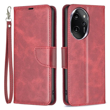 For Honor 100 Pro 5G Cell Phone Case Textured Wallet Anti-Scratch PU Leather Stand Cover