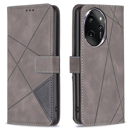 BINFEN COLOR BF05 For Honor 100 Pro 5G Cell Phone Case Imprinted Wallet Stand Leather Cover