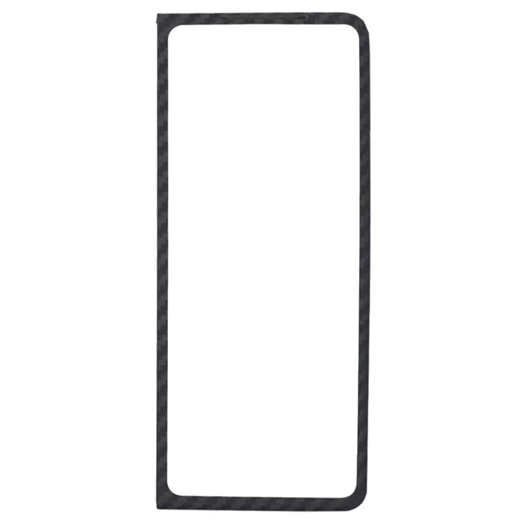 Aramid Fiber Shell for Huawei Mate X3 5G Case 1500D Coarse Texture Slim-Fit Black Cell Phone Cover with Big Lens Cutout