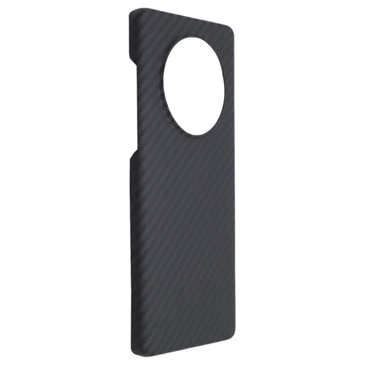 For Huawei Mate 50 Pro 4G Phone Cover Big Lens Cutout Aramid Fiber 1500D Coarse Texture Phone Case