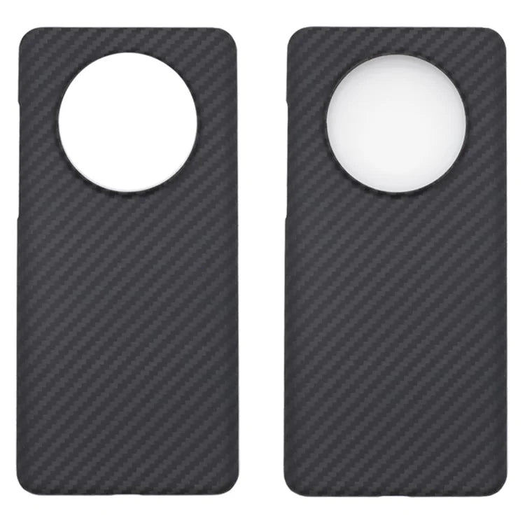 For Huawei Mate 50 Pro 4G Phone Cover Big Lens Cutout Aramid Fiber 1500D Coarse Texture Phone Case