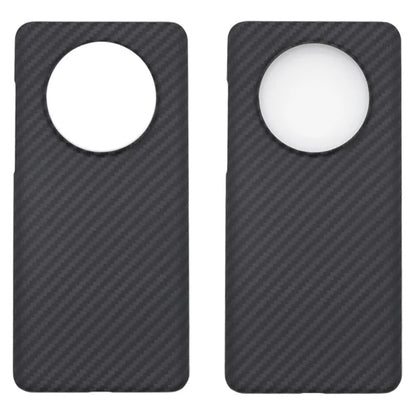For Huawei Mate 50 Pro 4G Phone Cover Big Lens Cutout Aramid Fiber 1500D Coarse Texture Phone Case