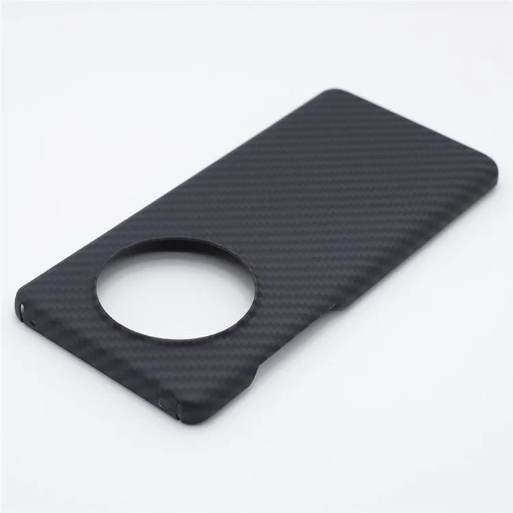 For Huawei Mate 50 Pro 4G Phone Cover Big Lens Cutout Aramid Fiber 1500D Coarse Texture Phone Case