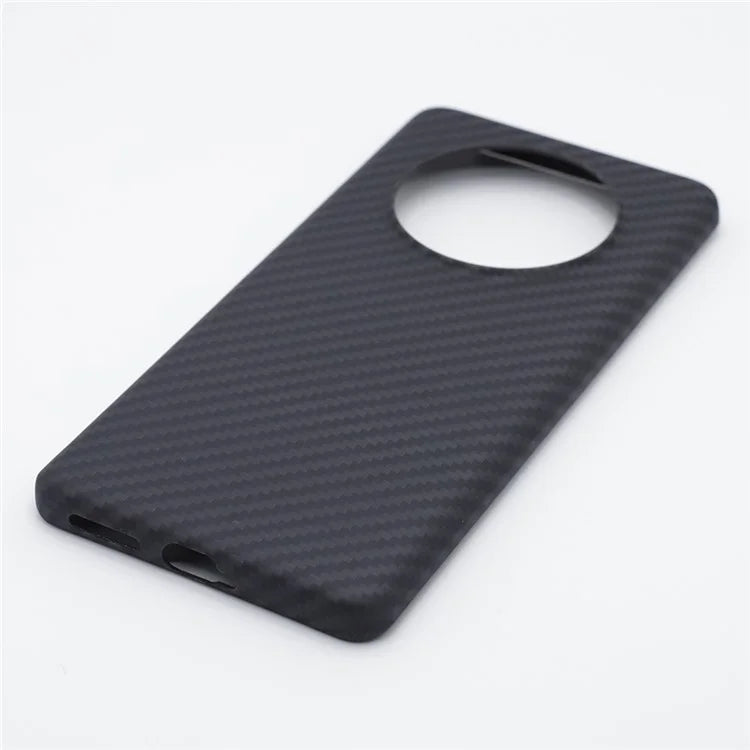 For Huawei Mate 50 Pro 4G Phone Cover Big Lens Cutout Aramid Fiber 1500D Coarse Texture Phone Case
