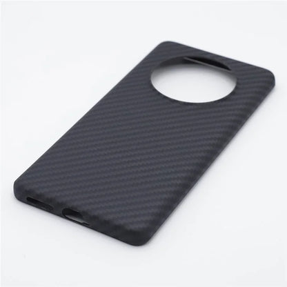 For Huawei Mate 50 Pro 4G Phone Cover Big Lens Cutout Aramid Fiber 1500D Coarse Texture Phone Case