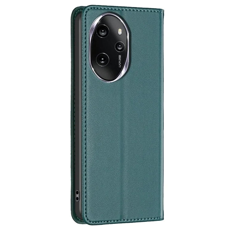BINFEN COLOR BF18 For Honor 100 Pro 5G Cover Card Holder Leather Stand Cell Phone Case