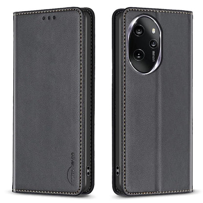 BINFEN COLOR BF18 For Honor 100 Pro 5G Cover Card Holder Leather Stand Cell Phone Case