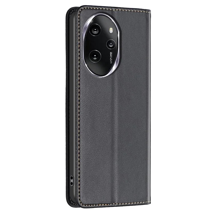 BINFEN COLOR BF18 For Honor 100 Pro 5G Cover Card Holder Leather Stand Cell Phone Case
