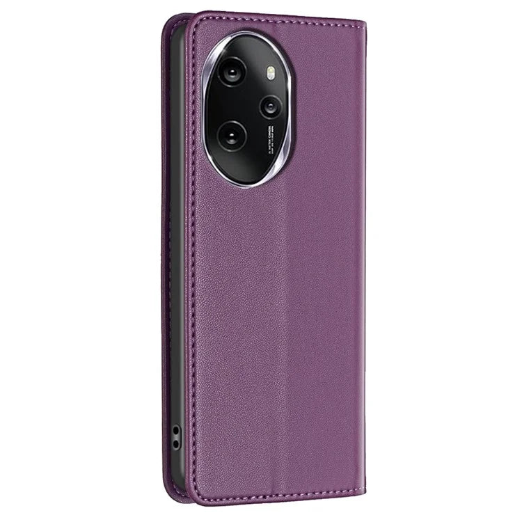 BINFEN COLOR BF18 For Honor 100 Pro 5G Cover Card Holder Leather Stand Cell Phone Case