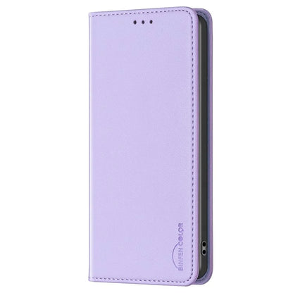 BINFEN COLOR BF18 For Honor 100 Pro 5G Cover Card Holder Leather Stand Cell Phone Case