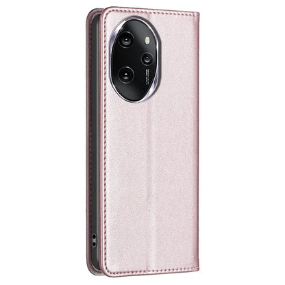 BINFEN COLOR BF18 For Honor 100 Pro 5G Cover Card Holder Leather Stand Cell Phone Case