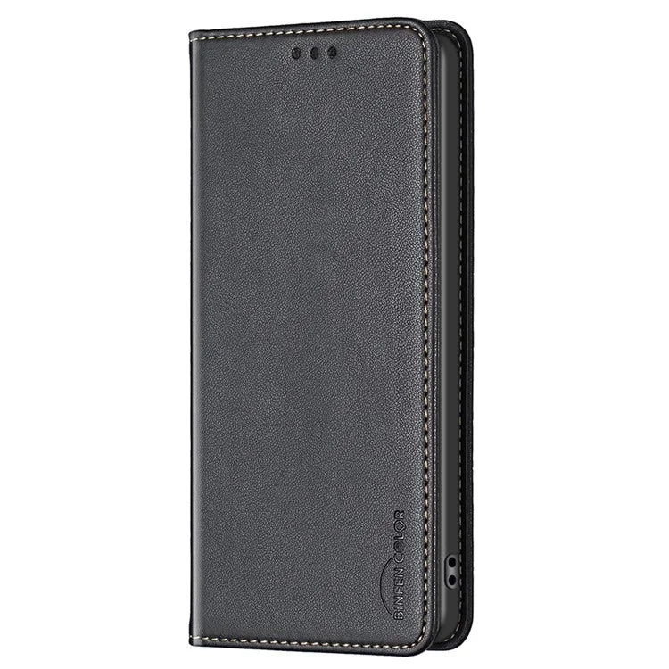 BINFEN COLOR BF18 For Honor 100 5G Cell Phone Case Card Holder Flip Stand Leather Cover