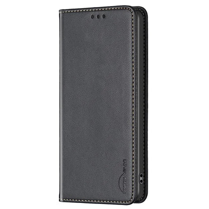 BINFEN COLOR BF18 For Honor 100 5G Cell Phone Case Card Holder Flip Stand Leather Cover