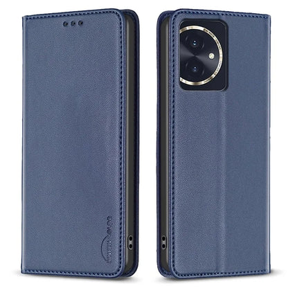 BINFEN COLOR BF18 For Honor 100 5G Cell Phone Case Card Holder Flip Stand Leather Cover