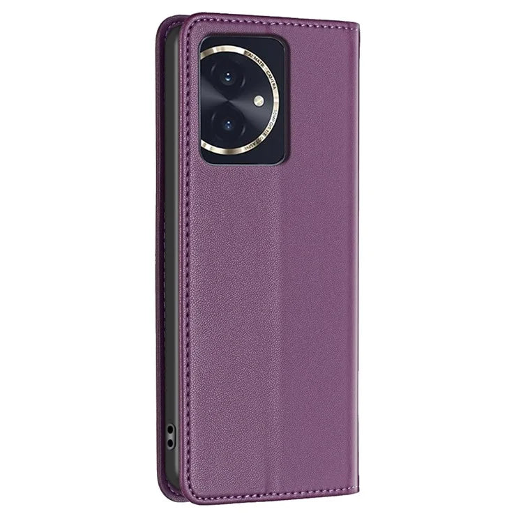 BINFEN COLOR BF18 For Honor 100 5G Cell Phone Case Card Holder Flip Stand Leather Cover