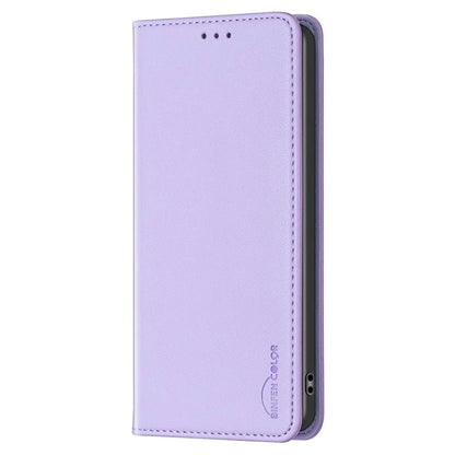 BINFEN COLOR BF18 For Honor 100 5G Cell Phone Case Card Holder Flip Stand Leather Cover