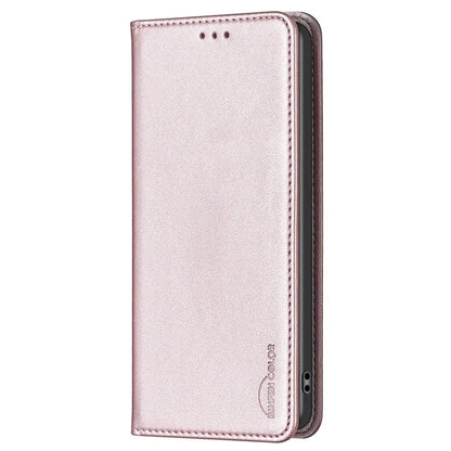 BINFEN COLOR BF18 For Honor 100 5G Cell Phone Case Card Holder Flip Stand Leather Cover