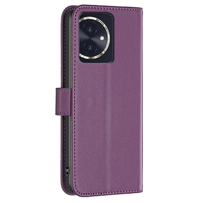 BINFEN COLOR BF17 For Honor 100 5G Cell Phone Case PU Leather Wallet Anti-drop Cover