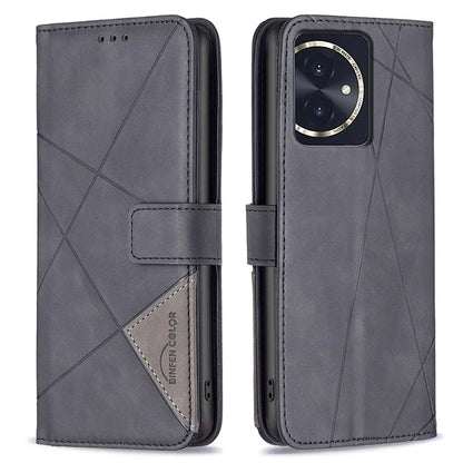 BINFEN COLOR BF05 For Honor 100 5G Cell Phone Case Imprinted Leather Wallet Protective Cover
