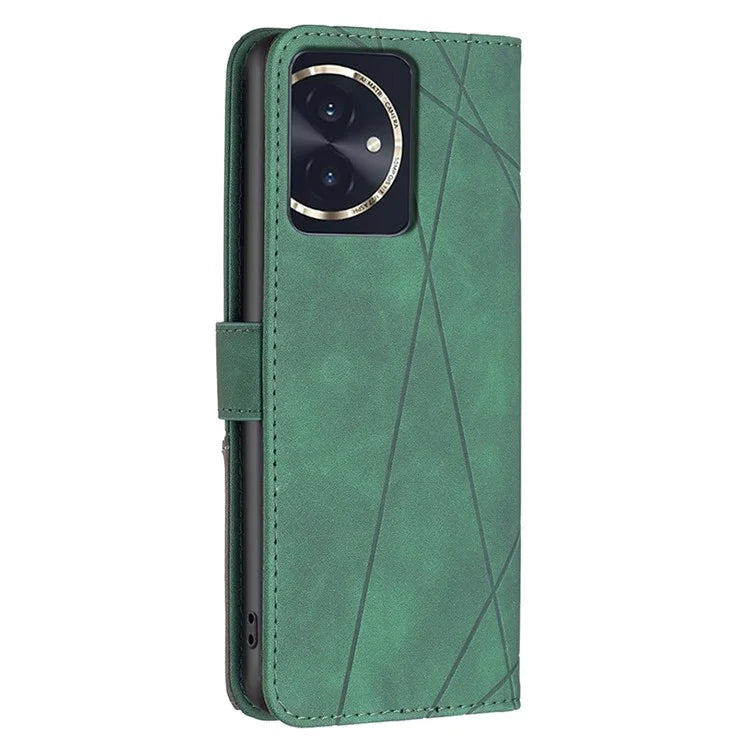 BINFEN COLOR BF05 For Honor 100 5G Cell Phone Case Imprinted Leather Wallet Protective Cover
