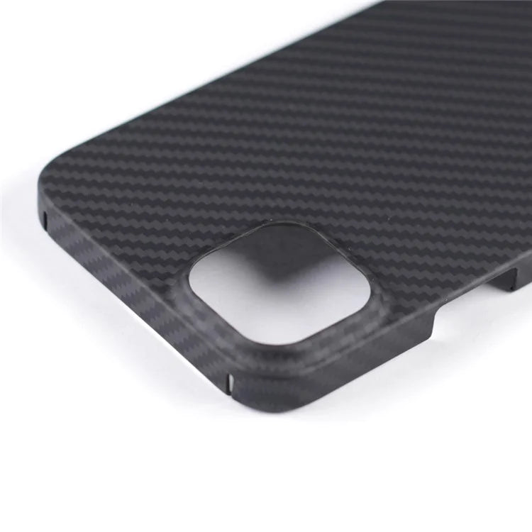 For iPhone 13 Case 1500D Coarse Texture Aramid Fiber Phone Cover with Big Lens Cutout