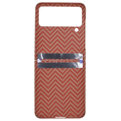 For Samsung Galaxy Z Flip4 5G Cell Phone Case M-Waved Texture Cover with Big Lens Cutout