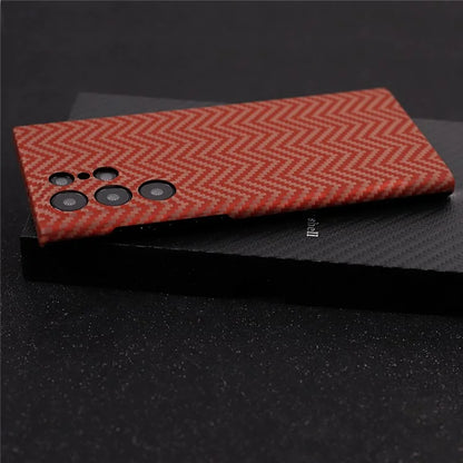 For Samsung Galaxy S21 Ultra 5G Cell Phone Case M-Waved Texture Cover with Precise Cutout