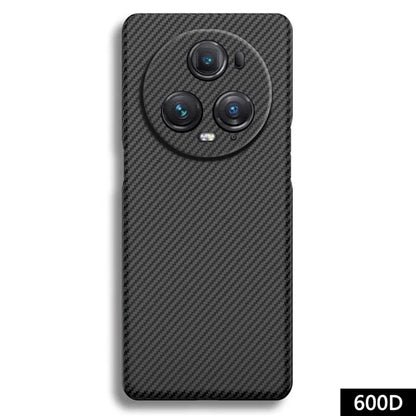 For Honor Magic5 Pro Shockproof Case 600D Fine Textured Aramid Fiber Precise Cutouts Black Phone Cover
