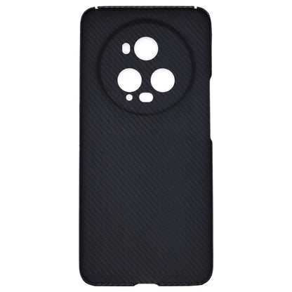 For Honor Magic5 Pro Shockproof Case 600D Fine Textured Aramid Fiber Precise Cutouts Black Phone Cover