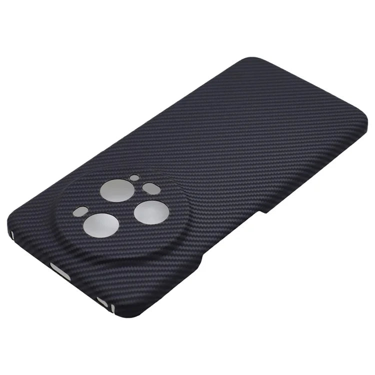 For Honor Magic5 Pro Shockproof Case 600D Fine Textured Aramid Fiber Precise Cutouts Black Phone Cover