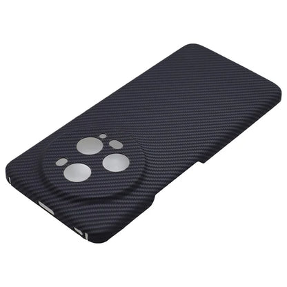 For Honor Magic5 Pro Shockproof Case 600D Fine Textured Aramid Fiber Precise Cutouts Black Phone Cover
