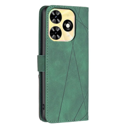 BINFEN COLOR BF05 For Transsion Tecno Spark Go 2024 4G / Spark 20C / Pop 8 Imprinted Phone Case Wallet Stand Leather Cover