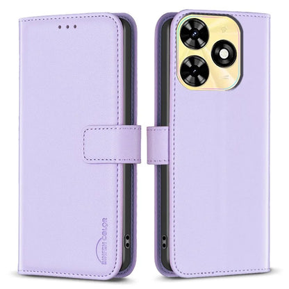 BINFEN COLOR BF17 For Transsion Tecno Spark Go 2024 4G / Spark 20C / Pop 8 Wallet Phone Case PU Leather Shell