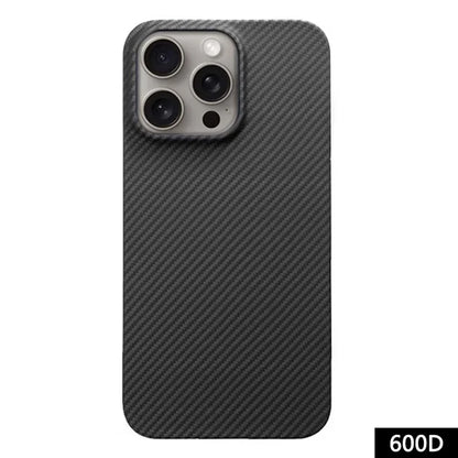 Cell Phone Case for iPhone 13 Pro , Carbon Fiber Texture Aramid Fiber Cover (Big Rear Lens Hole)