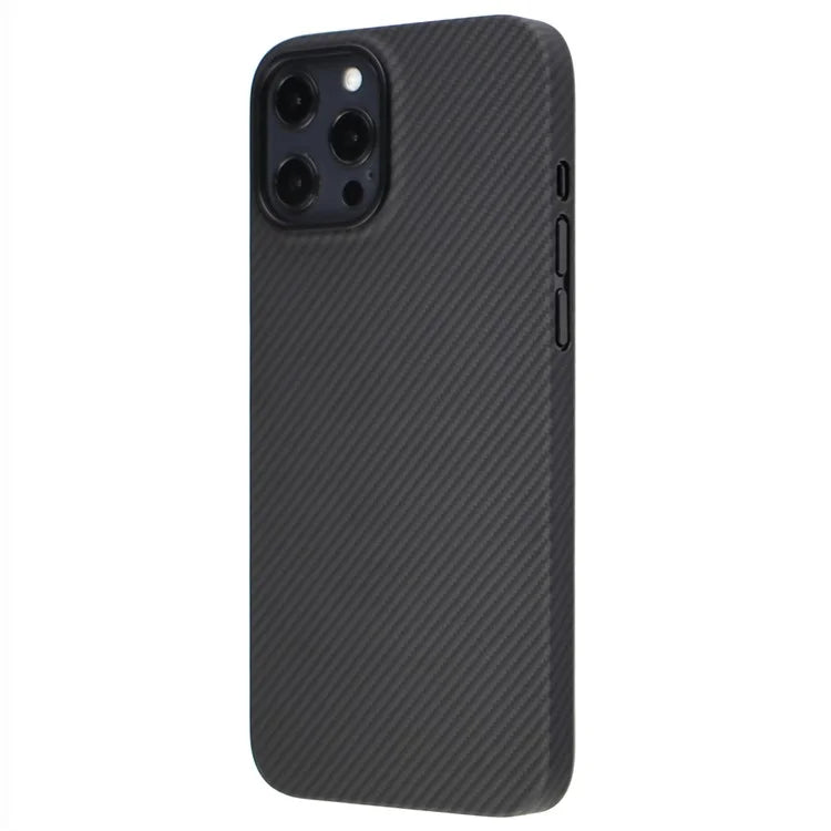 Cell Phone Case for iPhone 13 Pro , Carbon Fiber Texture Aramid Fiber Cover (Big Rear Lens Hole)