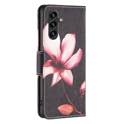 For Samsung Galaxy A35 5G Leather Case Pattern Printing Phone Wallet Cover