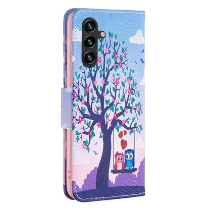 For Samsung Galaxy A35 5G Leather Case Pattern Printing Phone Wallet Cover