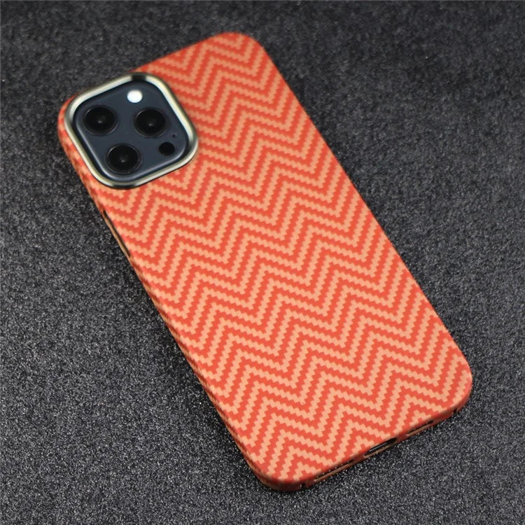 Shockproof Cover for iPhone 13 Pro M-Waved Texture Aramid Fiber Cell Phone Case