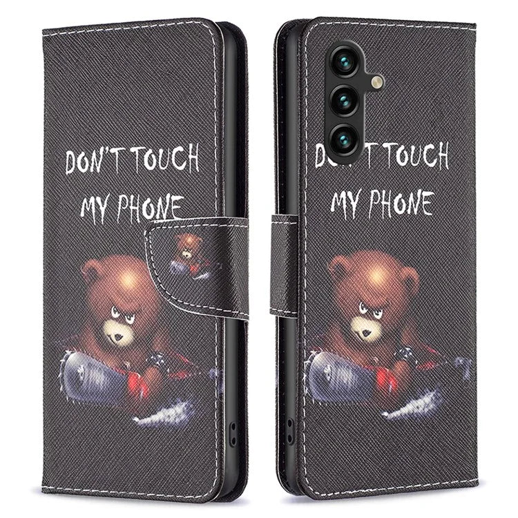 For Samsung Galaxy A35 5G Phone Case PU Leather Pattern Wallet Cover