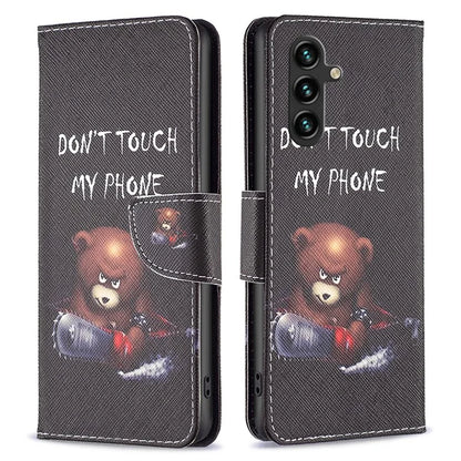 For Samsung Galaxy A35 5G Phone Case PU Leather Pattern Wallet Cover